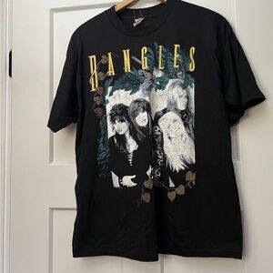 Vintage Bangles 1989 Everything Tour Shirt L USA Made Dual Print